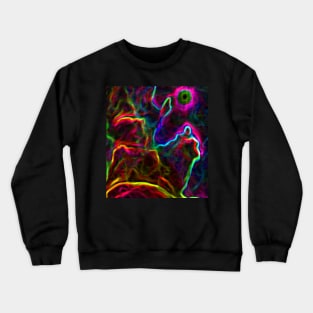 Black Panther Art - Glowing Edges 112 Crewneck Sweatshirt